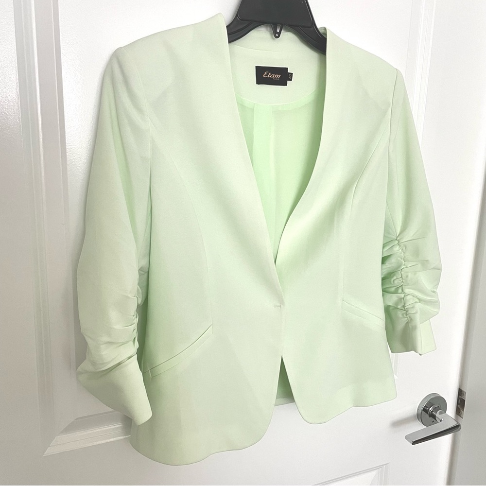 Etam Gathered-sleeves Blazer Women